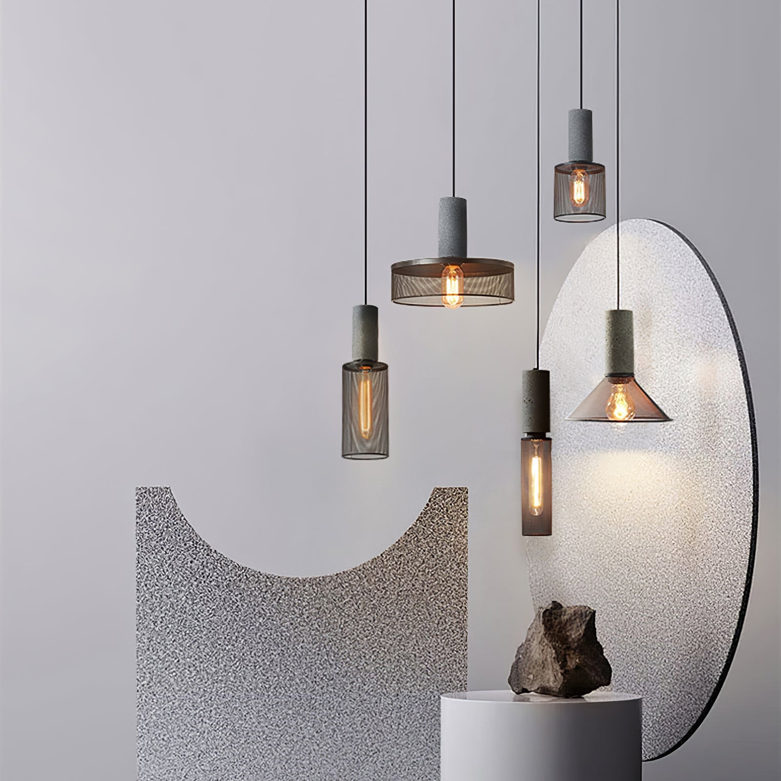 Mesh Cylinder Pendant Light | Ormexis