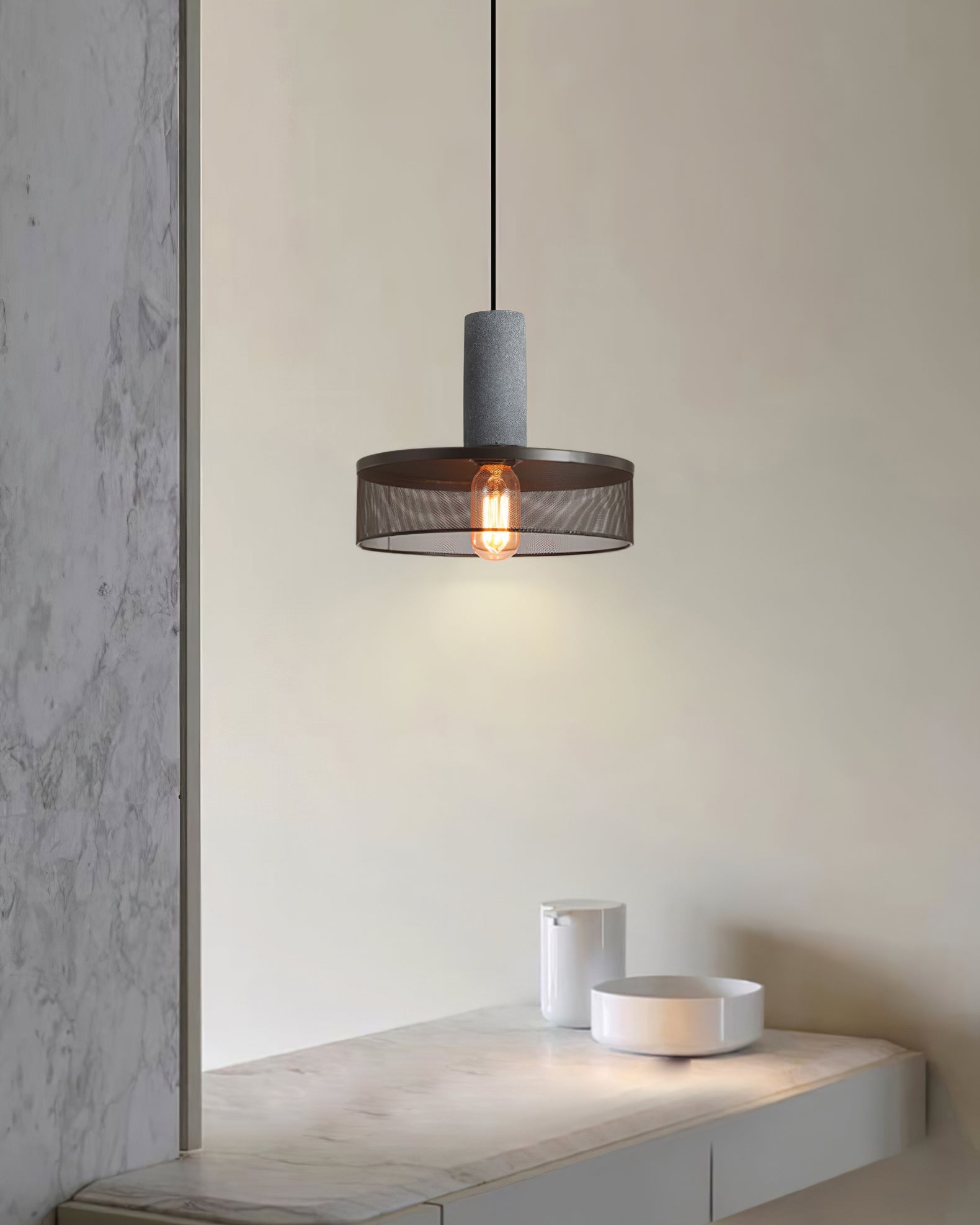 Mesh Cylinder Pendant Light | Ormexis