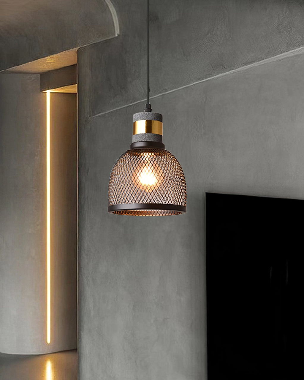 Mesh Cylinder Pendant Light | Ormexis