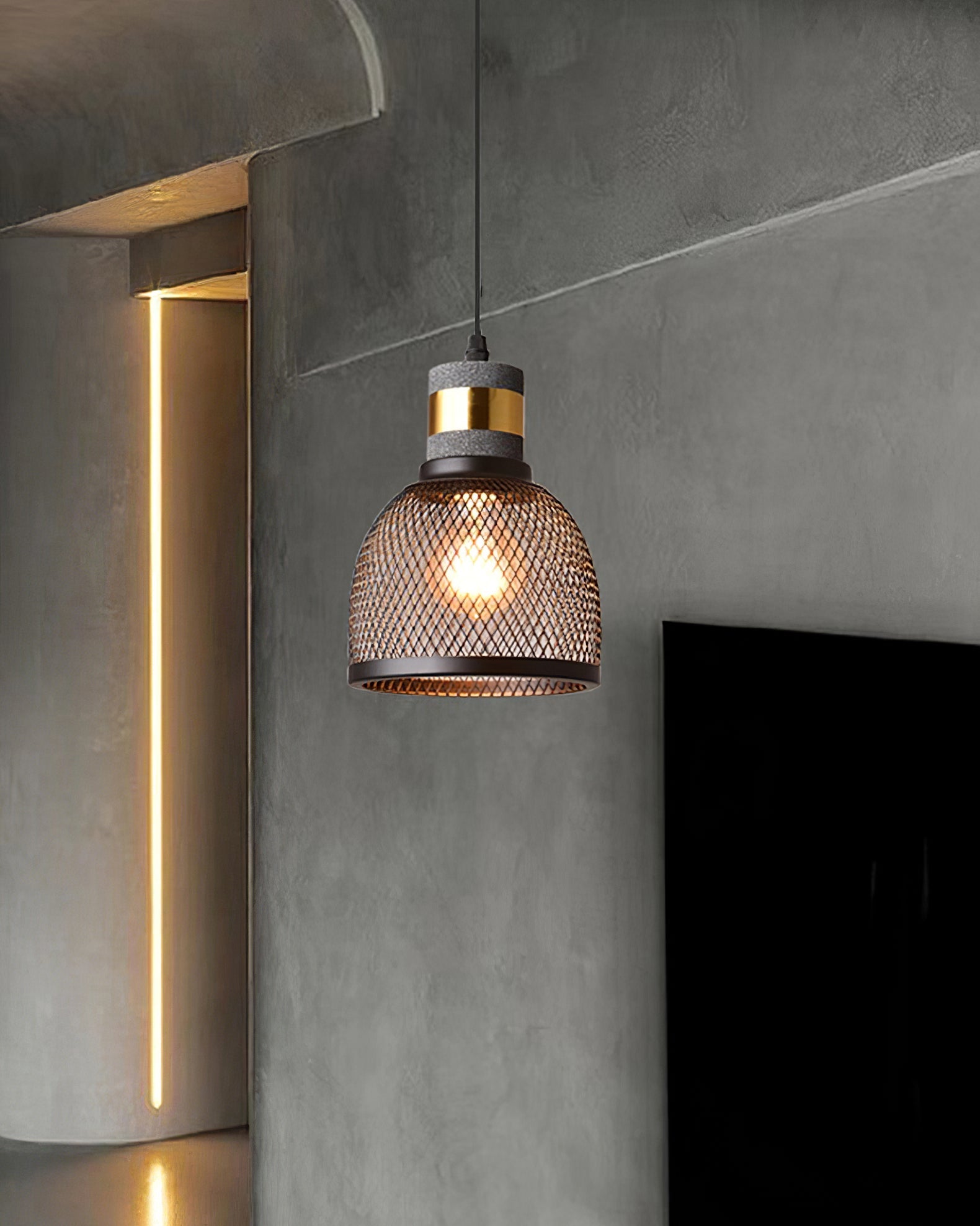 Mesh Cylinder Pendant Light | Ormexis