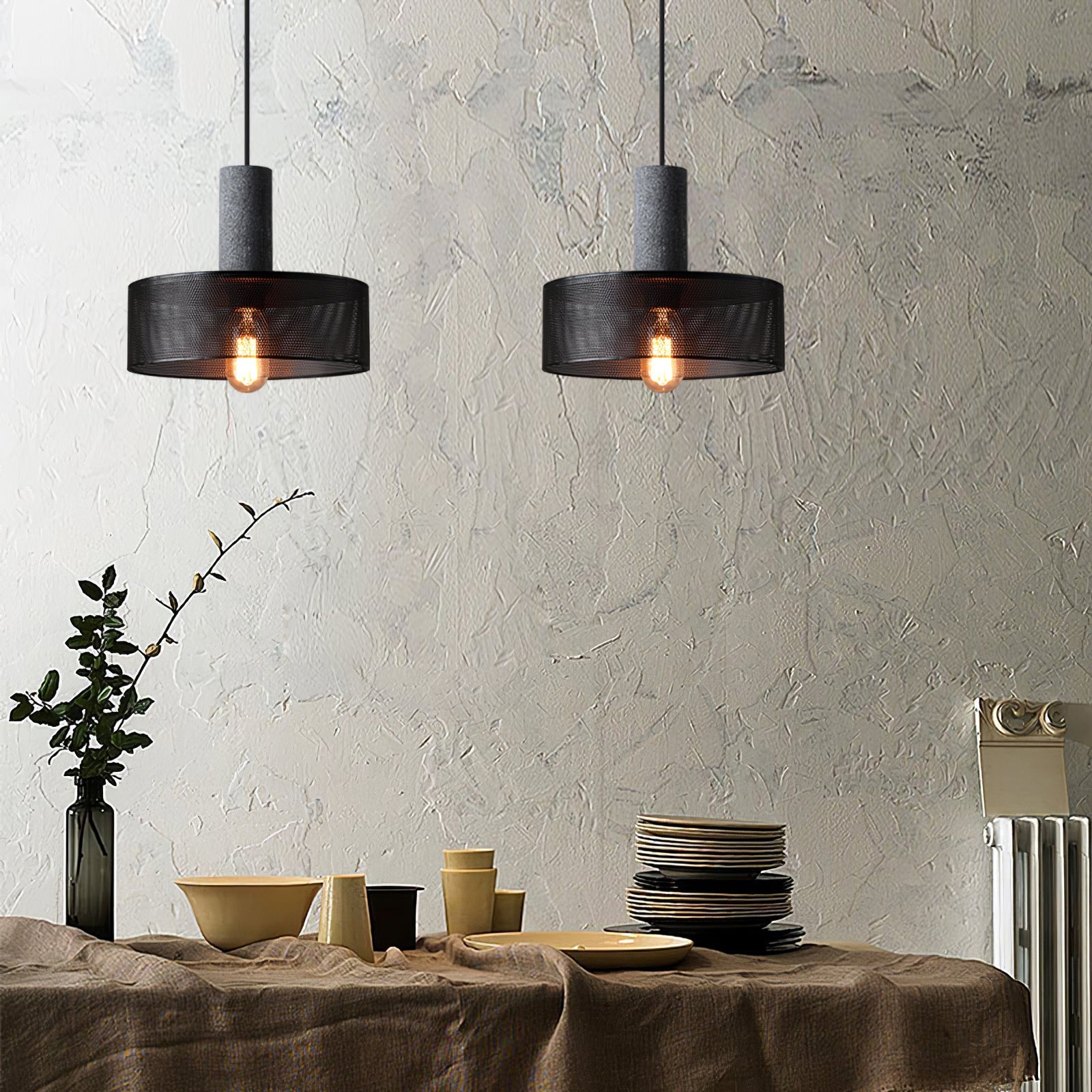 Mesh Cylinder Pendant Light | Ormexis