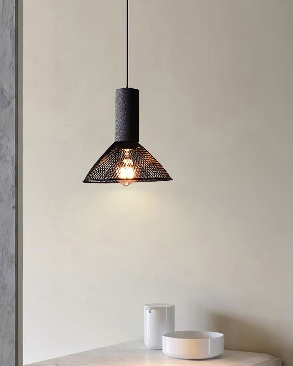 Mesh Cylinder Pendant Light | Ormexis
