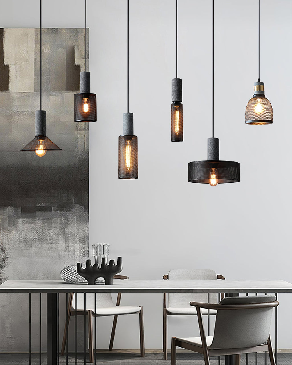 Mesh Cylinder Pendant Light | Ormexis