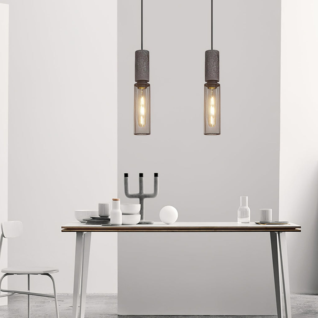 Mesh Cylinder Pendant Light | Ormexis