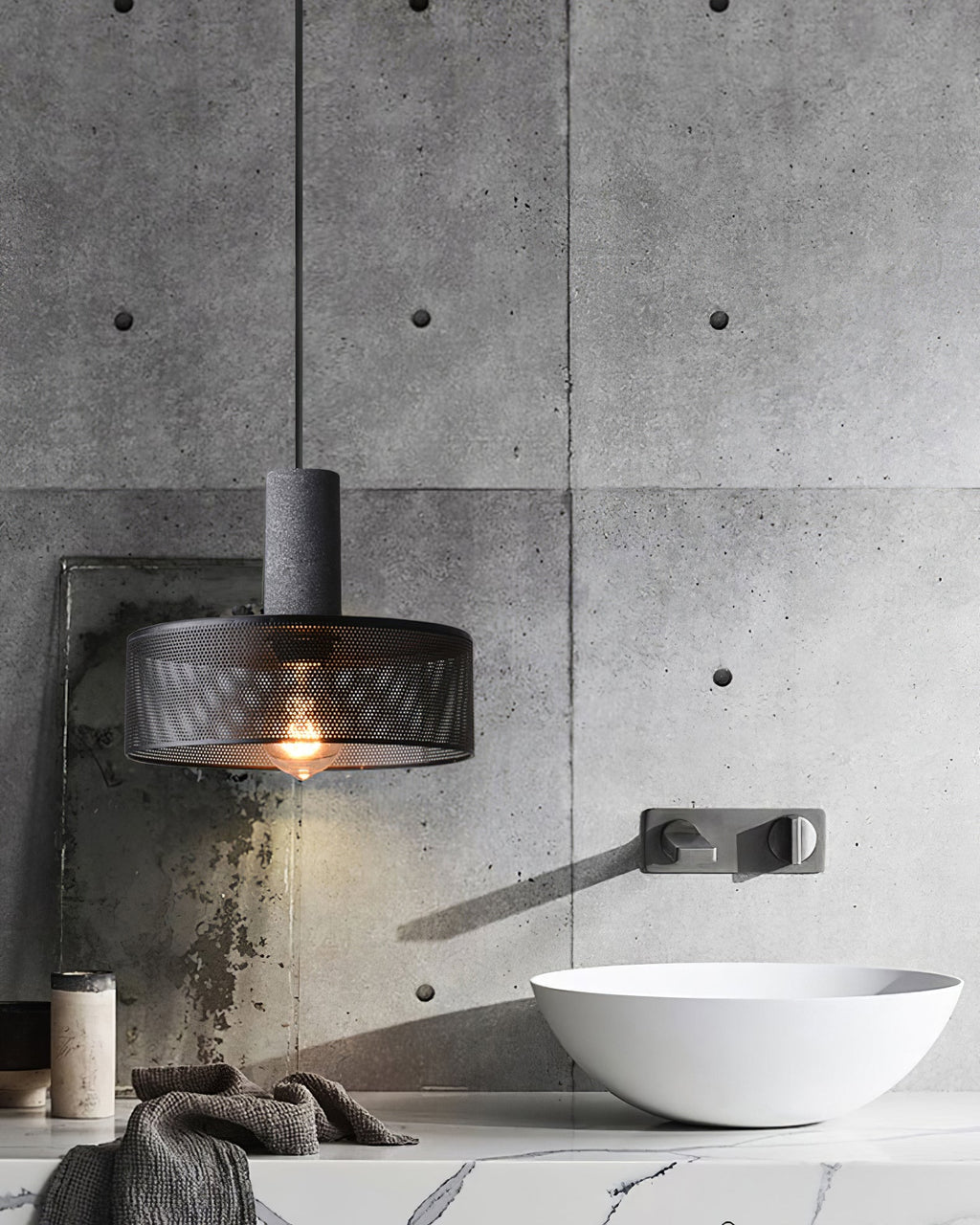 Mesh Cylinder Pendant Light | Ormexis