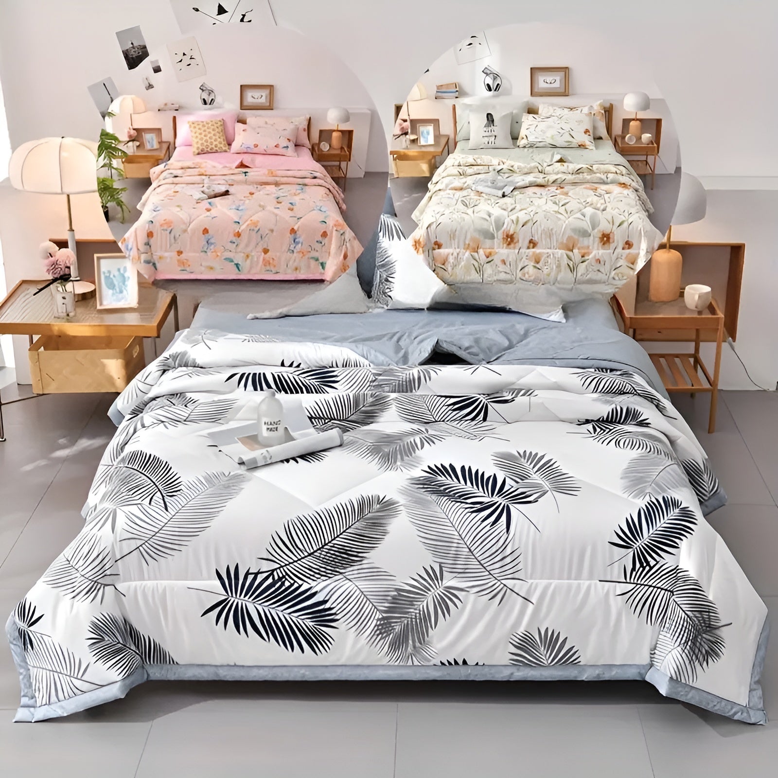Lightweight Cooling Cotton Blanket For Comfortable Breathable Summer Sleep