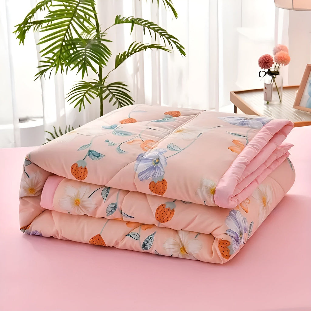 Lightweight Cooling Cotton Blanket For Comfortable Breathable Summer Sleep