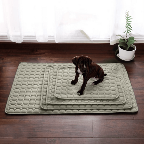 Dog Cooling Mat With Four Times Cooling Power And Durable Design For Hot Weather Comfort