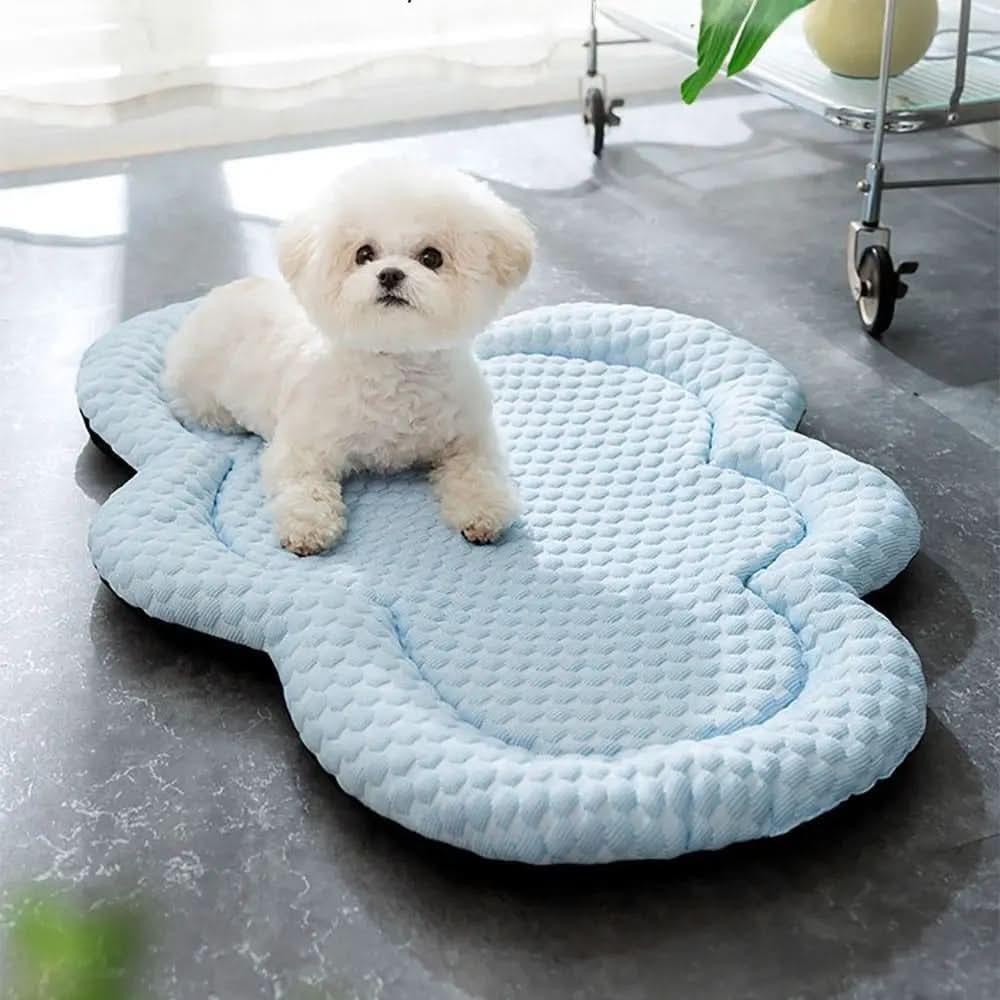 Pet Cooling Mat With Temperature Regulating Fibers For All Seasons