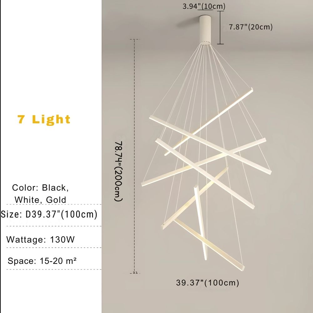 Lustre de foyer contemporain Cora | Ormexis