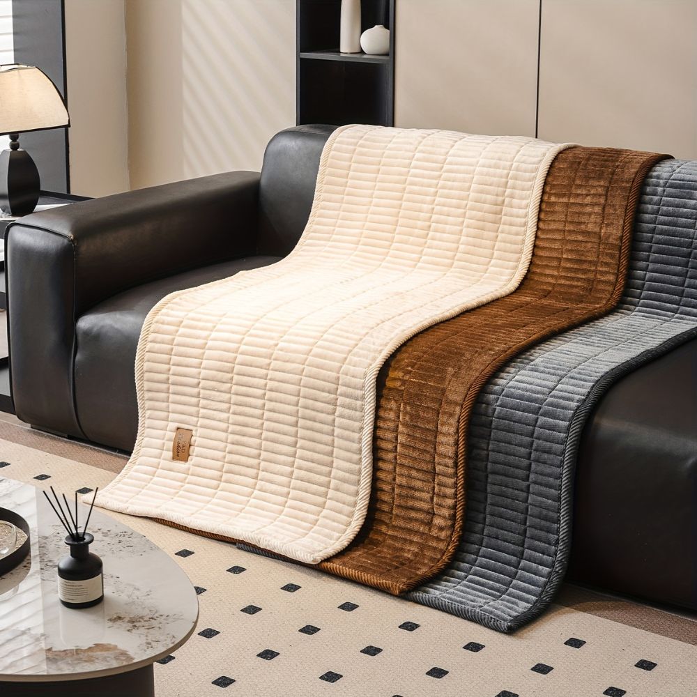 Cord-Sofaschoner, gesteppt | Ormexis