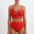 High Waist Bikini Set -  Lounging Poolside - Ormexis