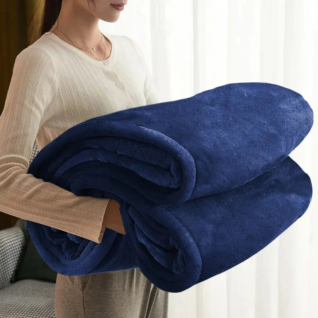 Celoroční fleecová deka s extra měkkým plyšovým komfortem - Ormexis