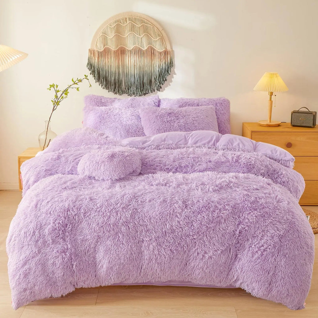Povlak na přikrývku s oboustranným umělým kožíškem a sametem od Cozy Plush