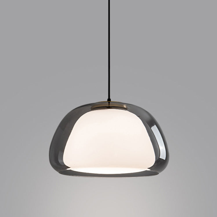 Aurora melkeglass pendellampe for moderne takdekorasjon