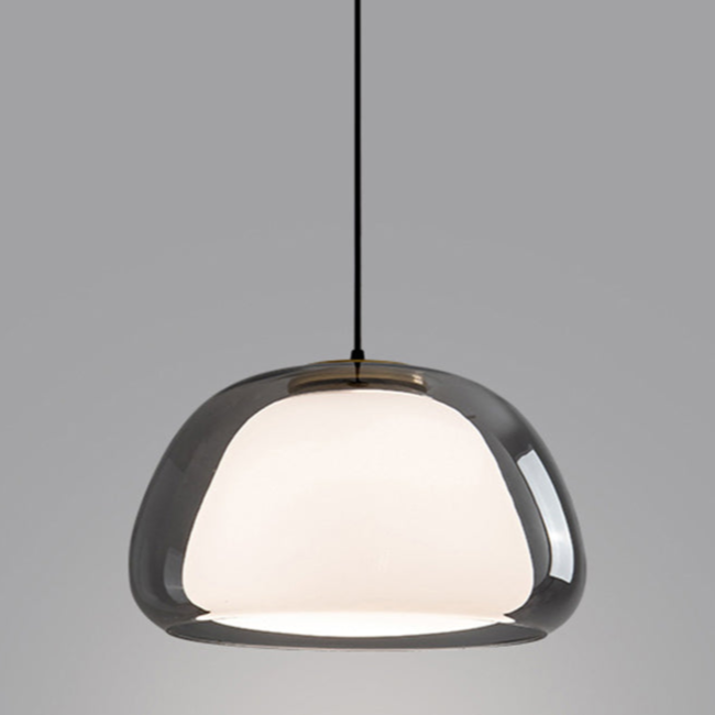 Aurora melkeglass pendellampe for moderne takdekorasjon