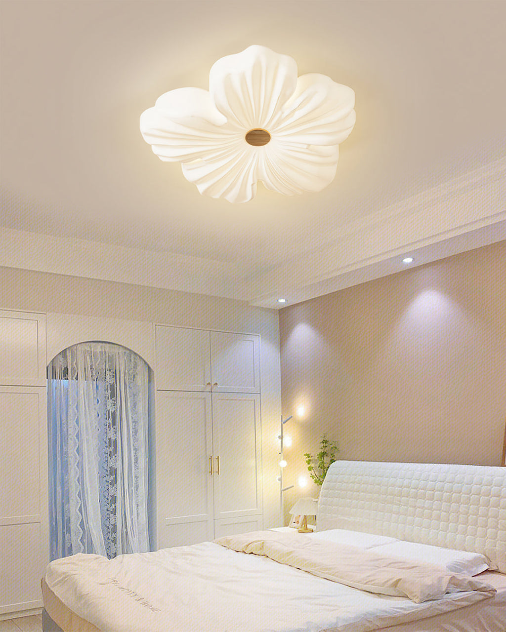 Kinkiet ścienny Fleur Opaline | Ormexis