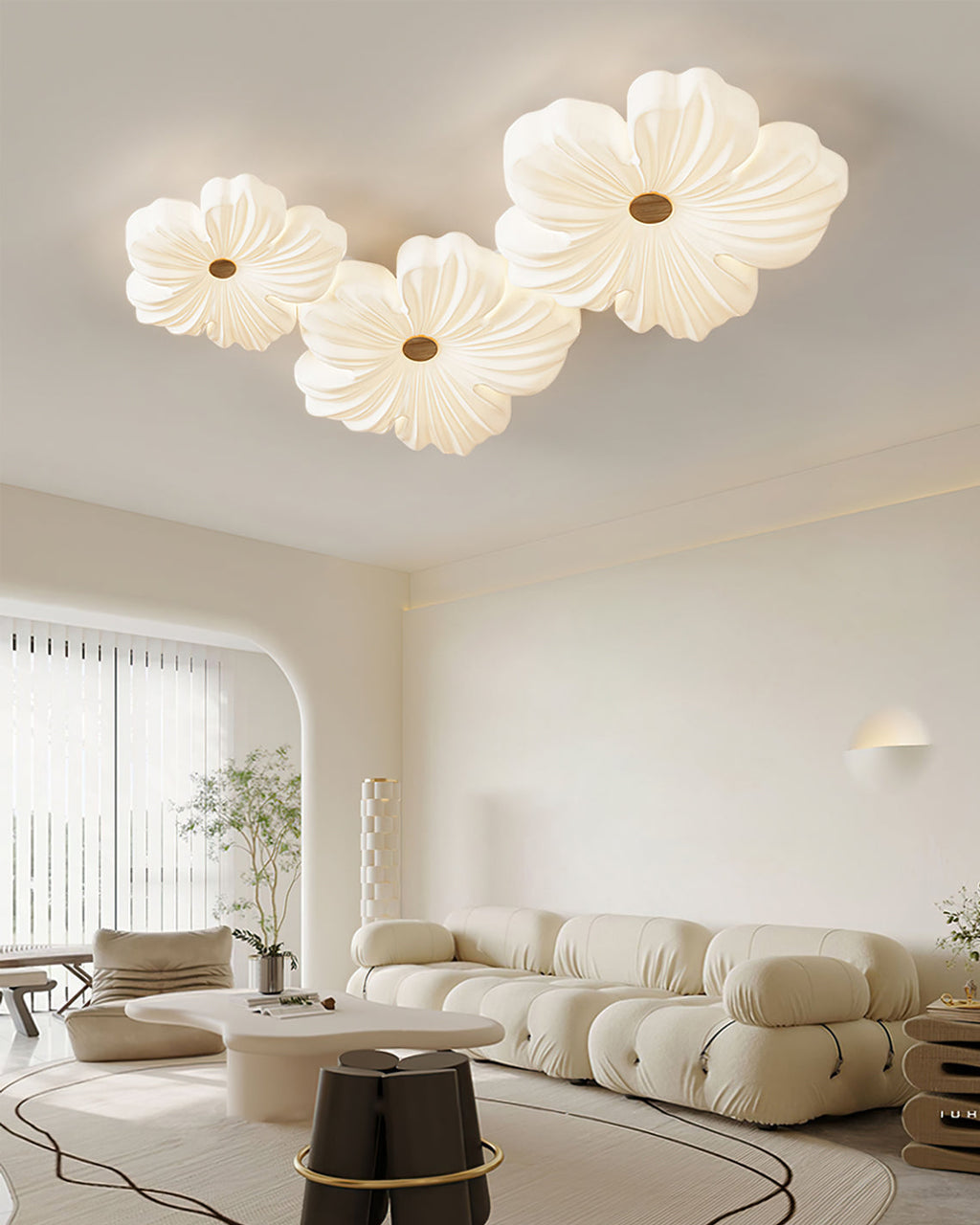 Kinkiet ścienny Fleur Opaline | Ormexis