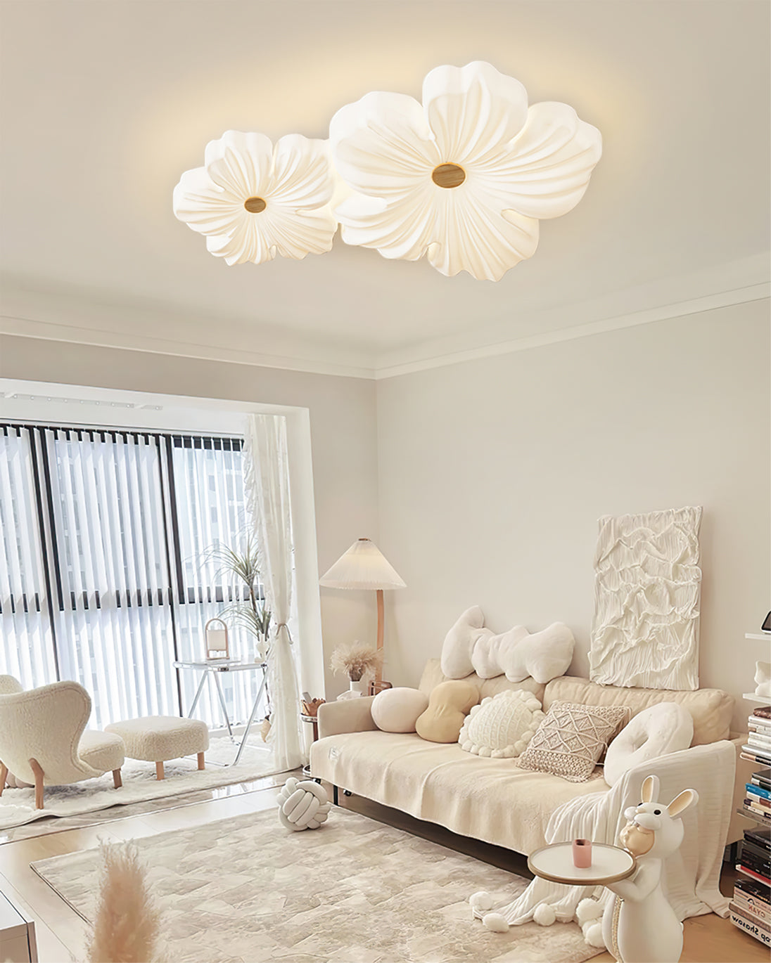Kinkiet ścienny Fleur Opaline | Ormexis