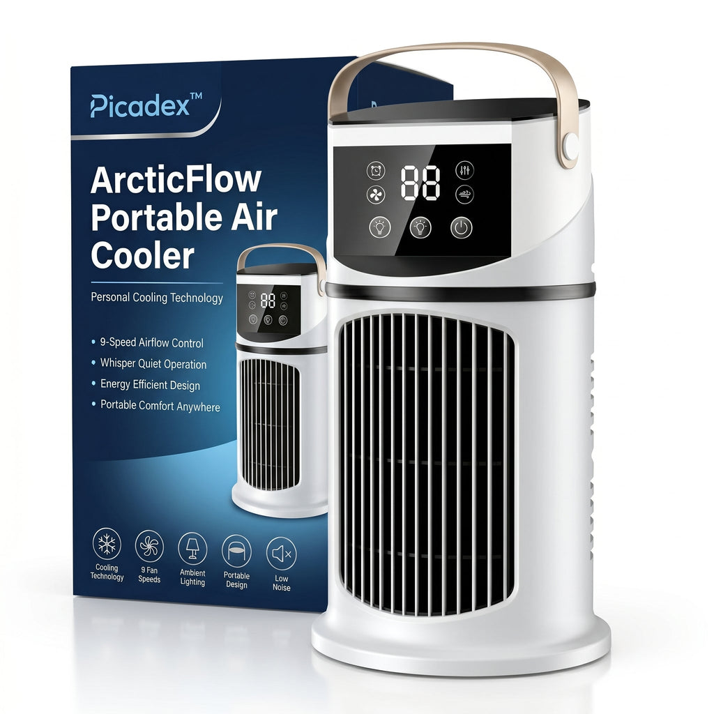 Veltrix – Kleines tragbares Klimagerät mit Ventilator | ormexis