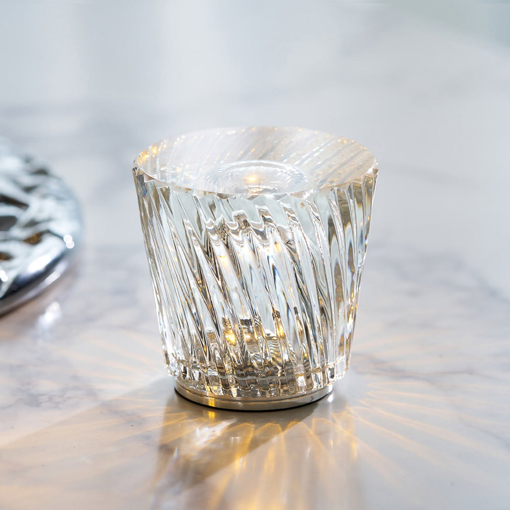 Lampă de cristal cu tăietură tip bijuterie | Ormexis