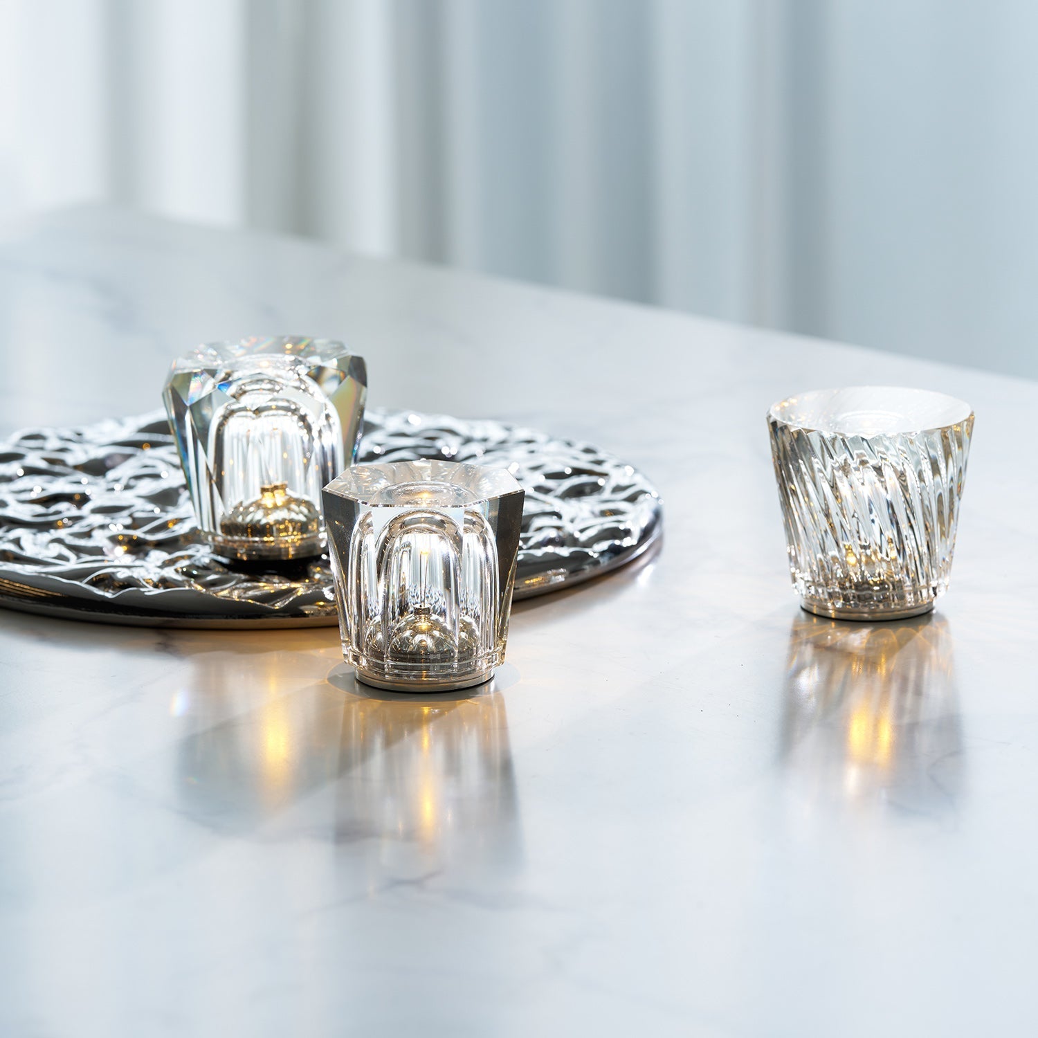 Lampă de cristal cu tăietură tip bijuterie | Ormexis