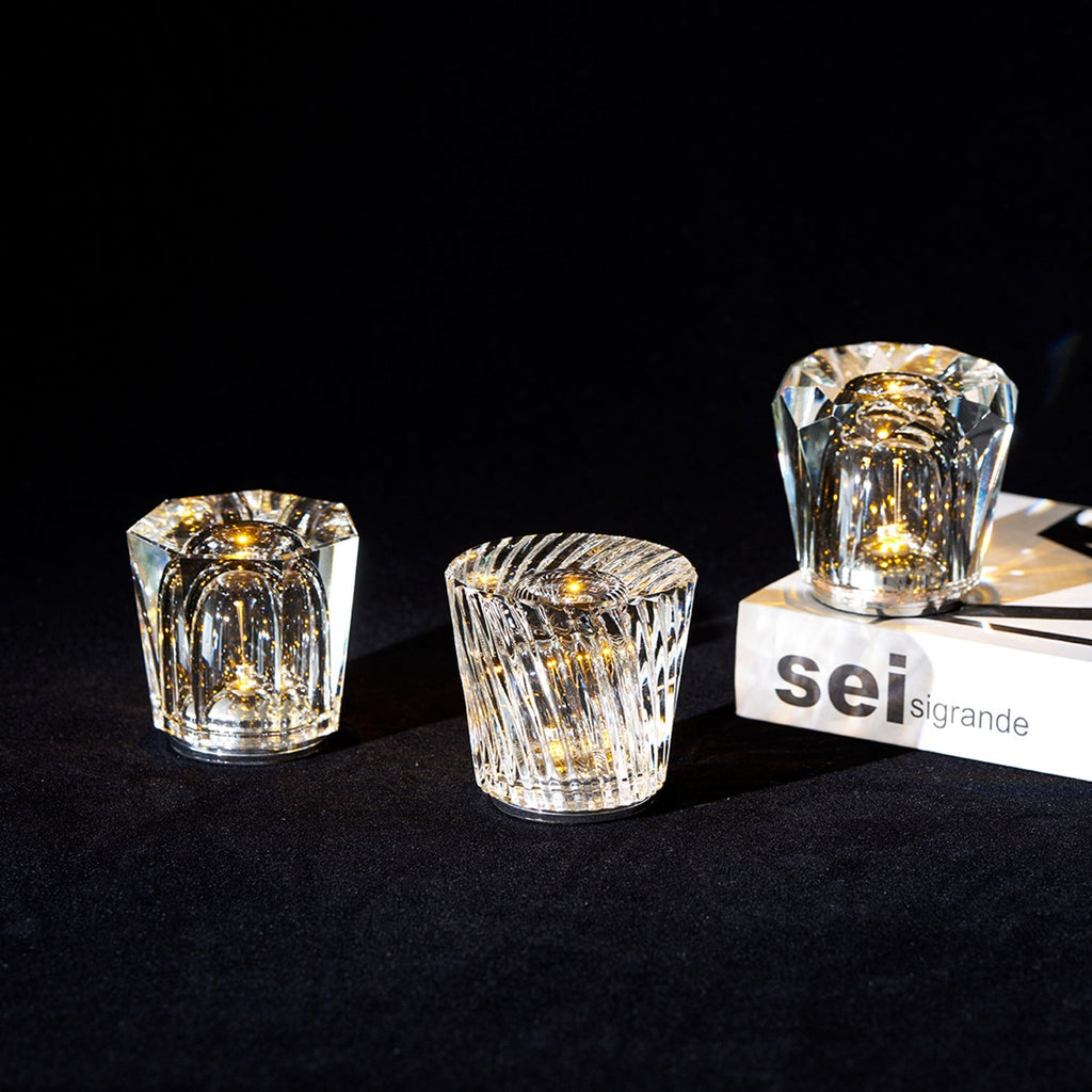 Lampă de cristal cu tăietură tip bijuterie | Ormexis