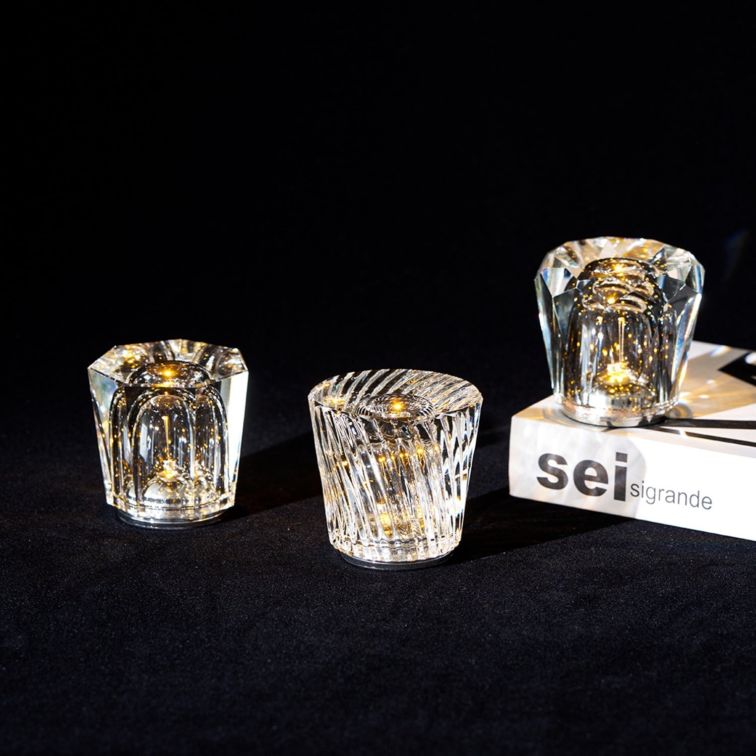 Lampă de cristal cu tăietură tip bijuterie | Ormexis
