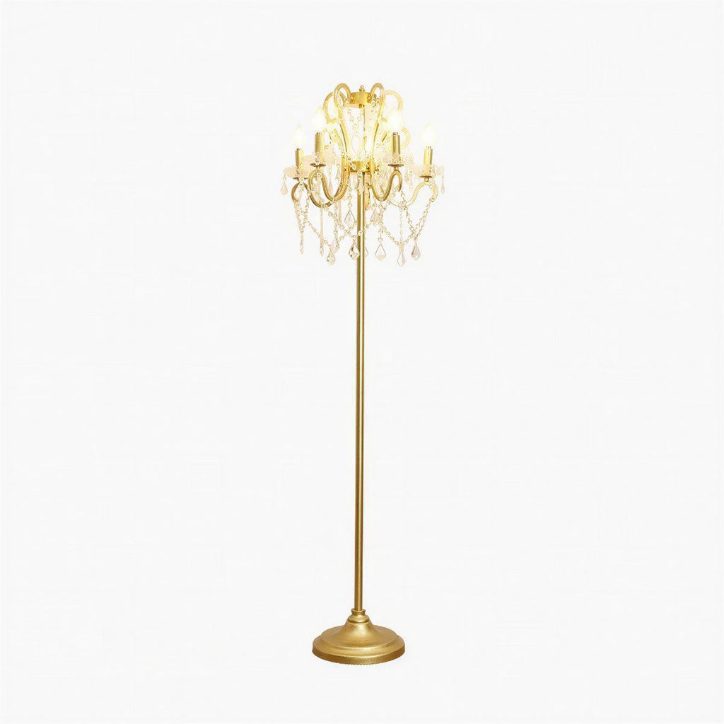 Kristall-Stehlampe fürs Wohnzimmer mit Standlicht-Design | Ormexis