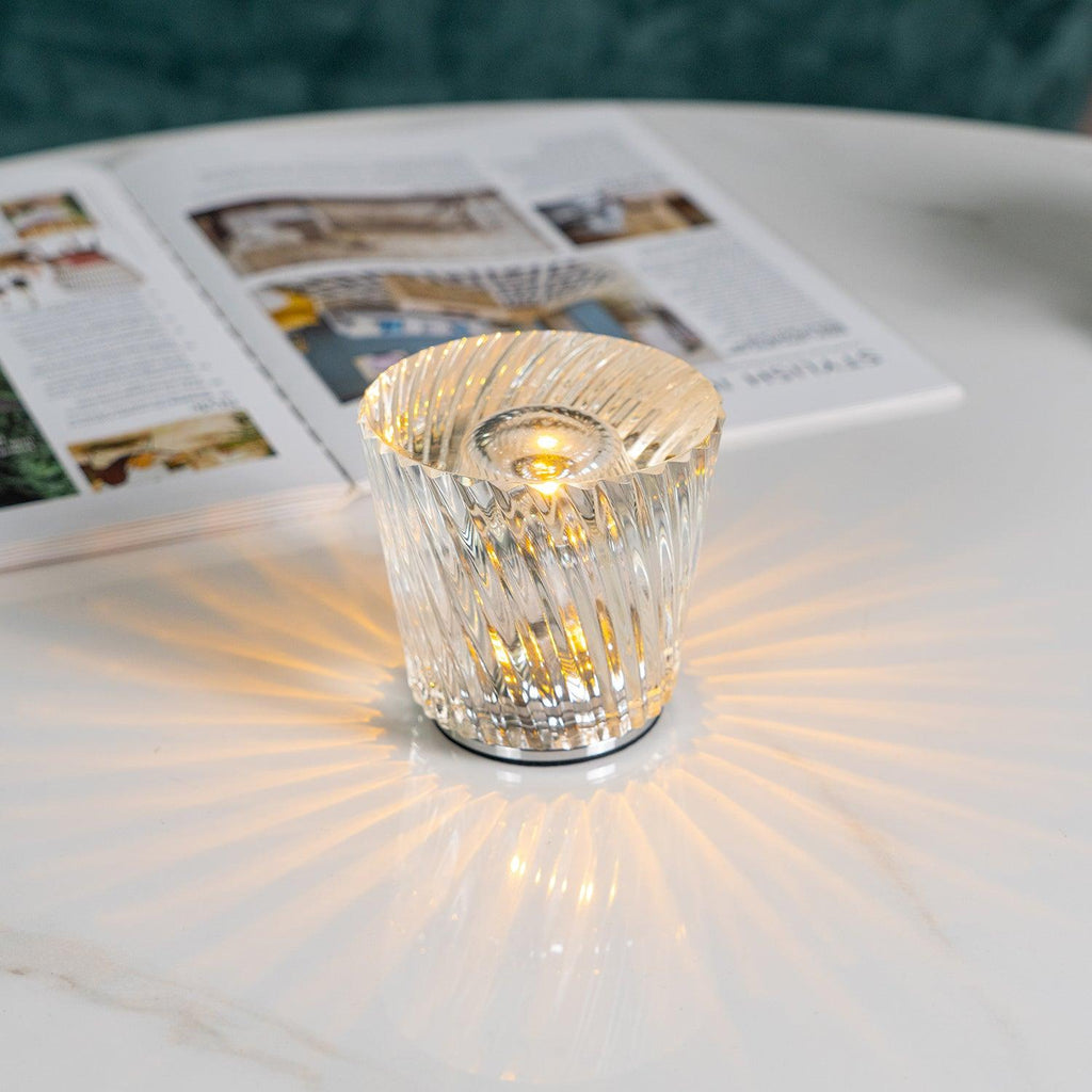 Lampă de cristal cu tăietură tip bijuterie | Ormexis
