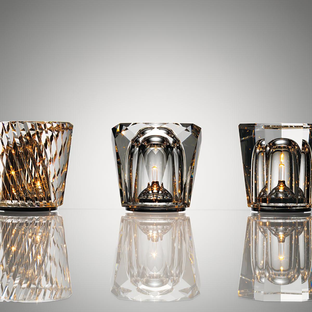 Lampă de cristal cu tăietură tip bijuterie | Ormexis
