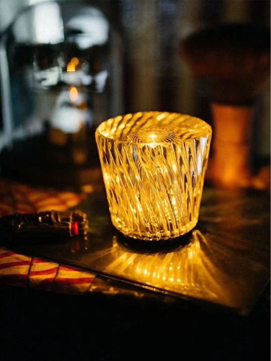 Lampă de cristal cu tăietură tip bijuterie | Ormexis