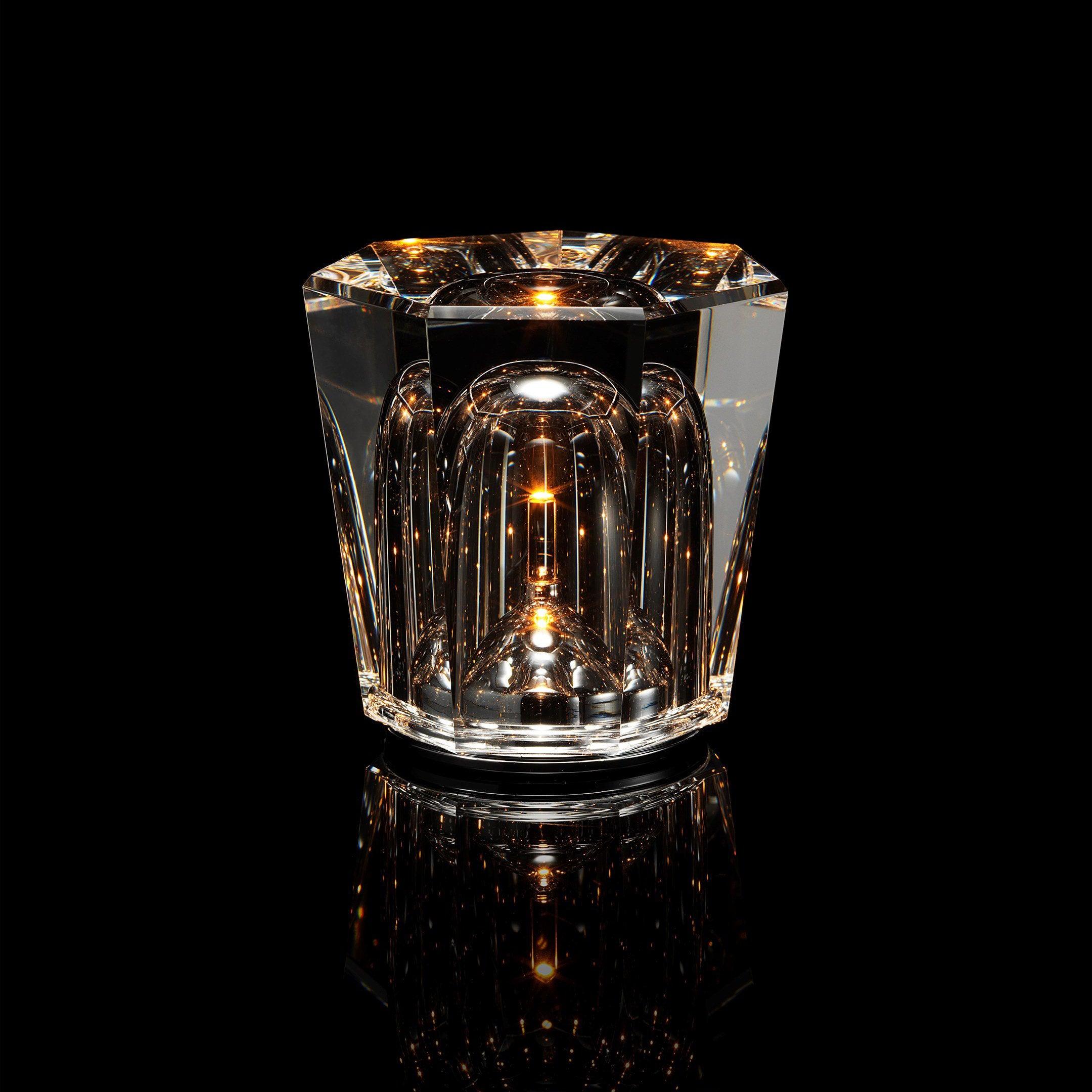 Lampă de cristal cu tăietură tip bijuterie | Ormexis