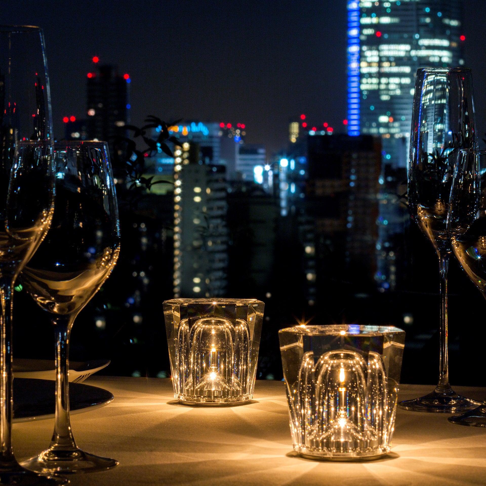 Lampă de cristal cu tăietură tip bijuterie | Ormexis