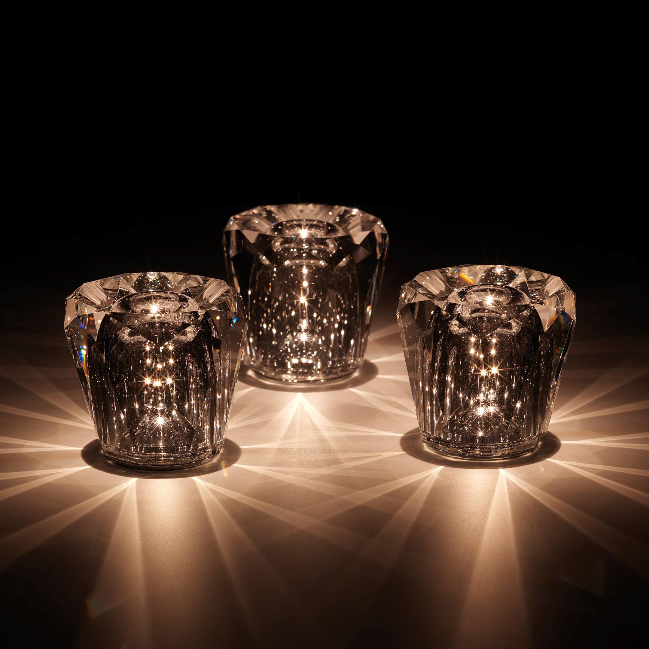 Lampă de cristal cu tăietură tip bijuterie | Ormexis