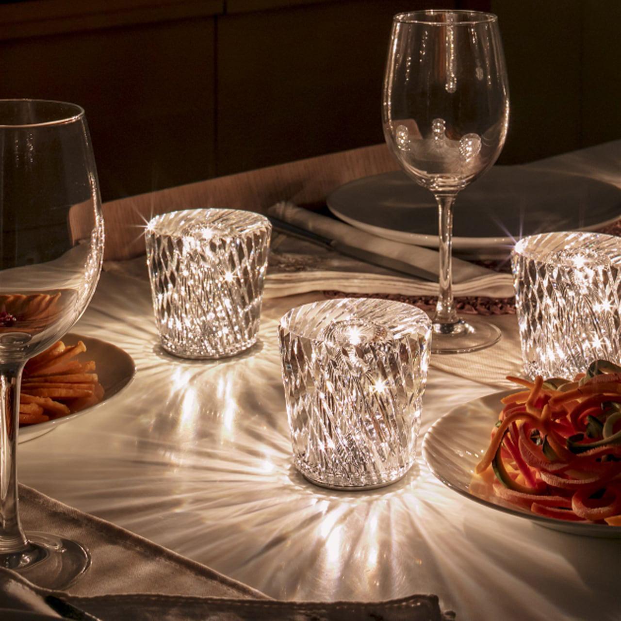 Lampă de cristal cu tăietură tip bijuterie | Ormexis