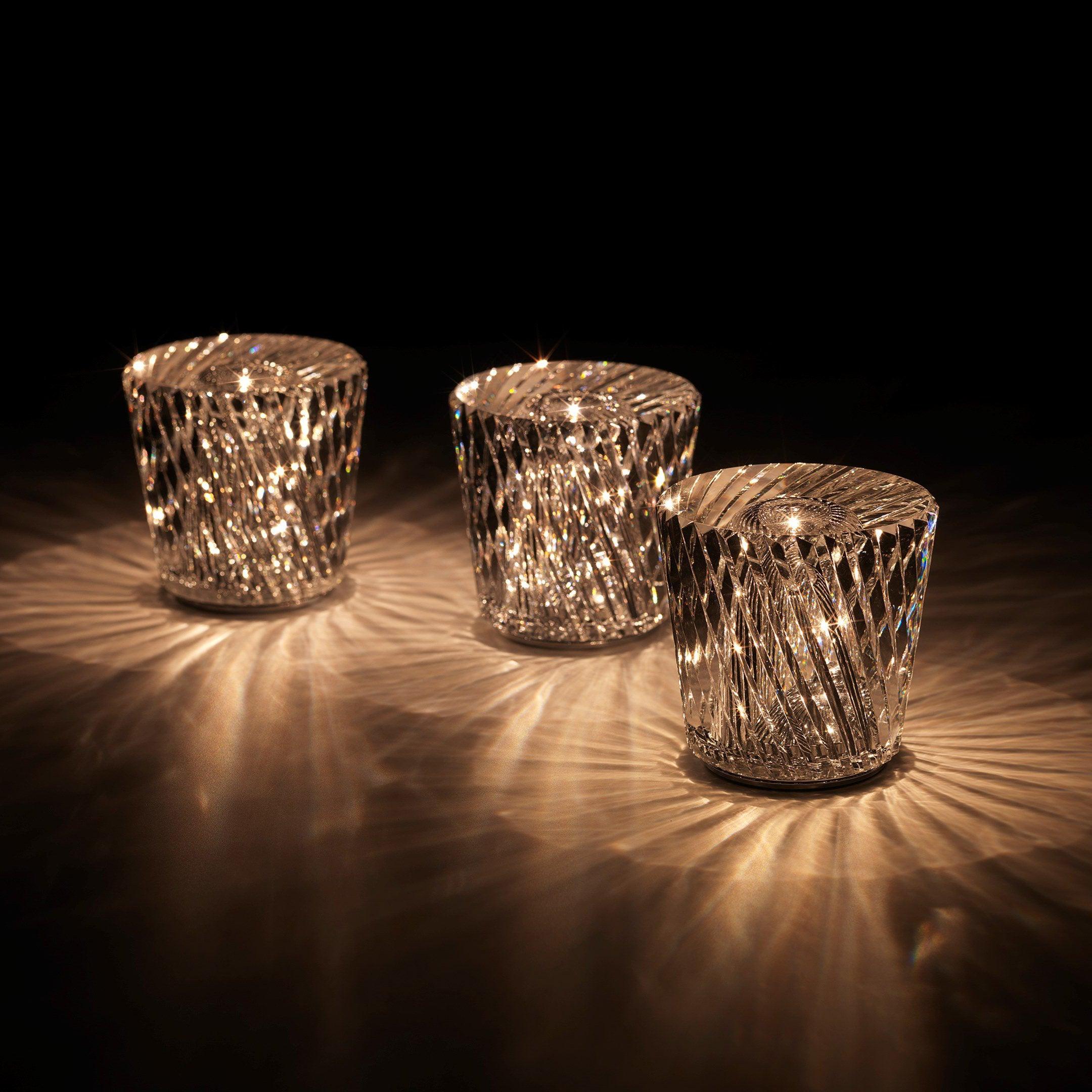 Lampă de cristal cu tăietură tip bijuterie | Ormexis