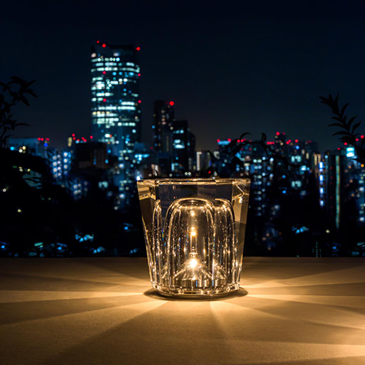 Lampă de cristal cu tăietură tip bijuterie | Ormexis