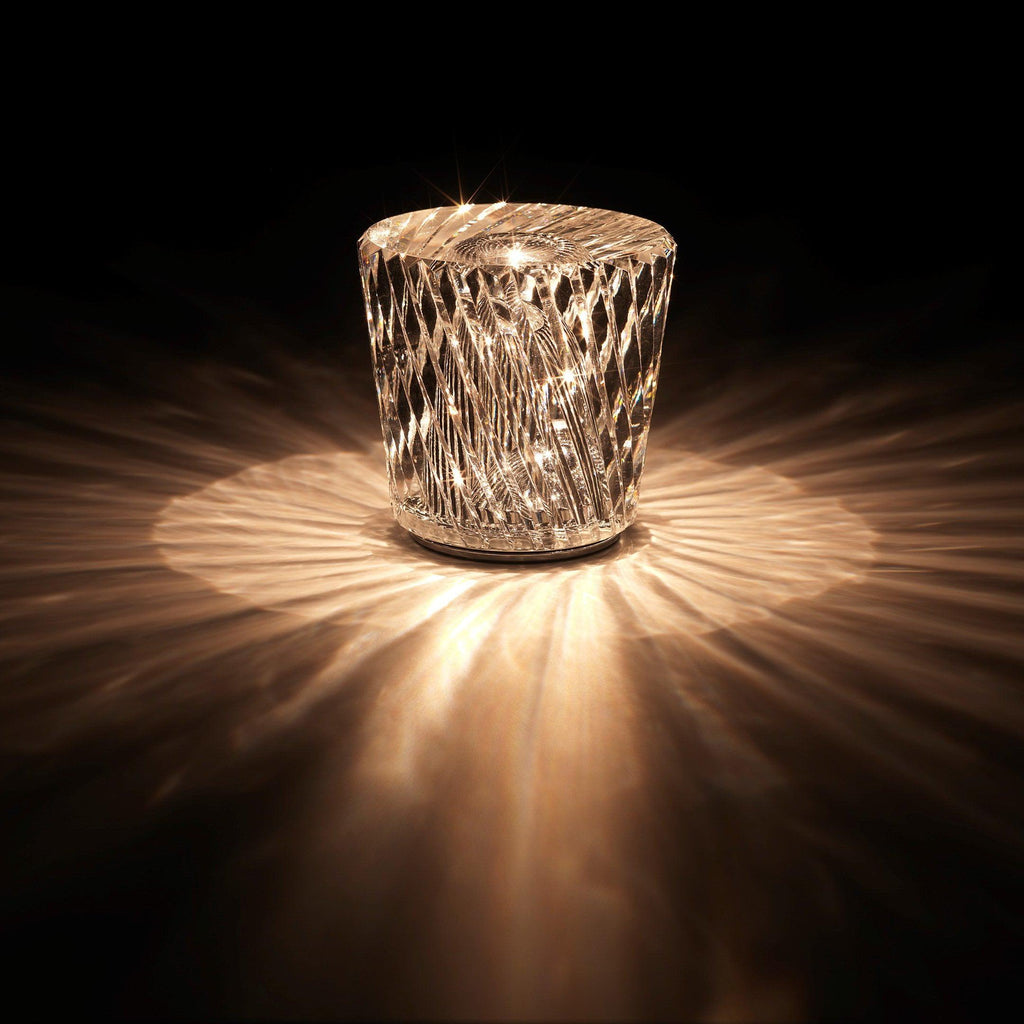 Lampă de cristal cu tăietură tip bijuterie | Ormexis