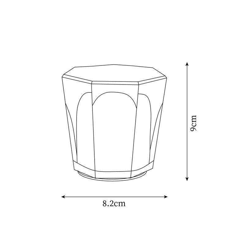 Lampă de cristal cu tăietură tip bijuterie | Ormexis