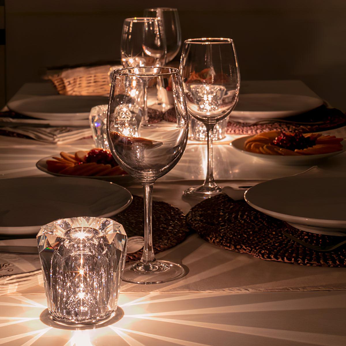 Lampă de cristal cu tăietură tip bijuterie | Ormexis