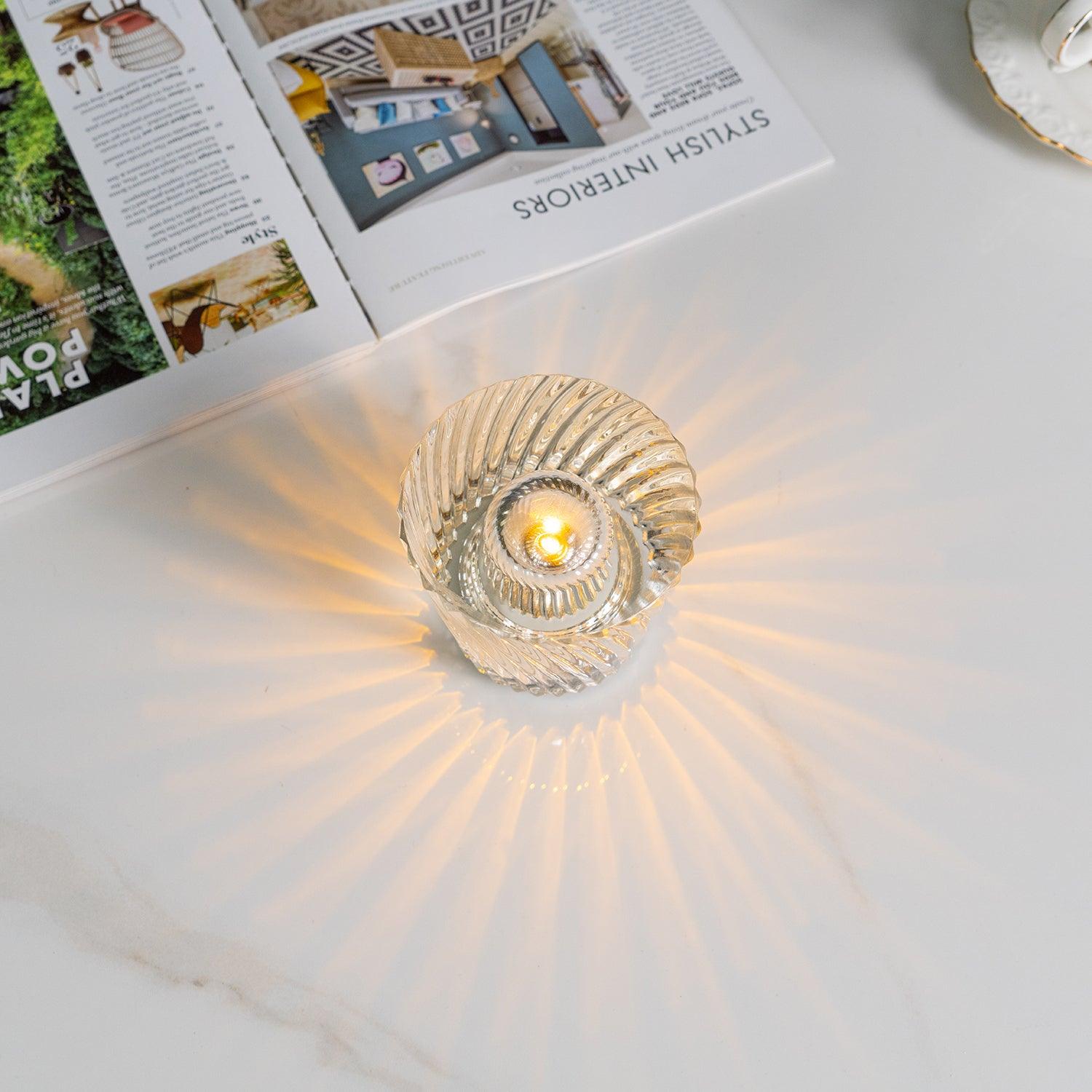 Lampă de cristal cu tăietură tip bijuterie | Ormexis