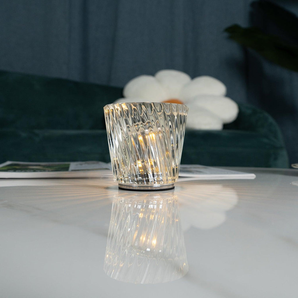 Lampă de cristal cu tăietură tip bijuterie | Ormexis