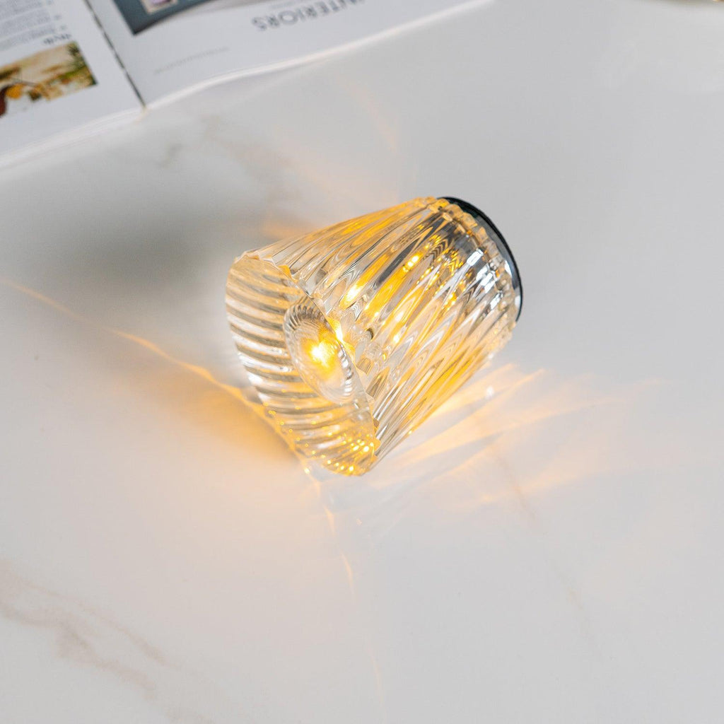 Lampă de cristal cu tăietură tip bijuterie | Ormexis