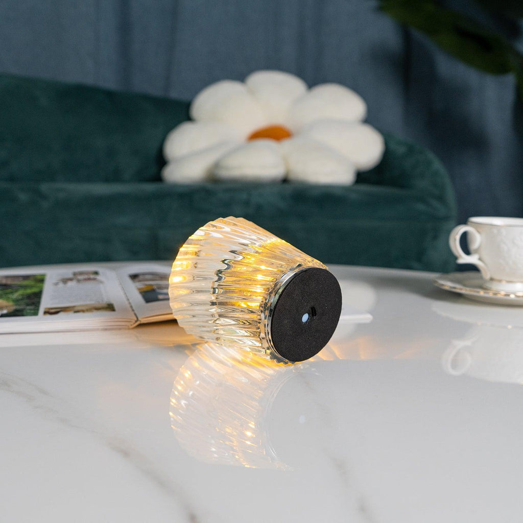 Lampă de cristal cu tăietură tip bijuterie | Ormexis