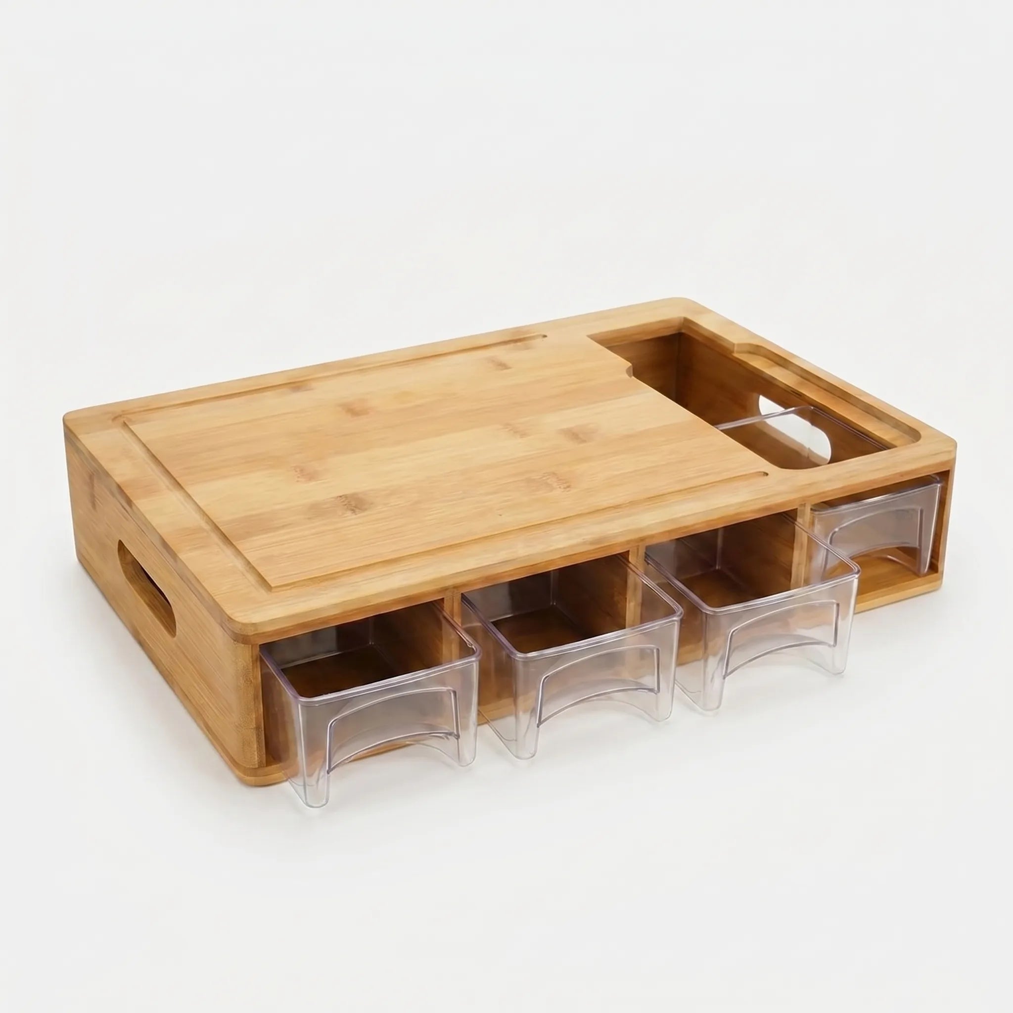 Raised Cutting Board With Drawers -  Preparing Complex Meals - Ormexis