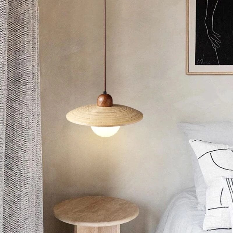 Lámpara Colgante Solena de Travertino para Hogares Modernos