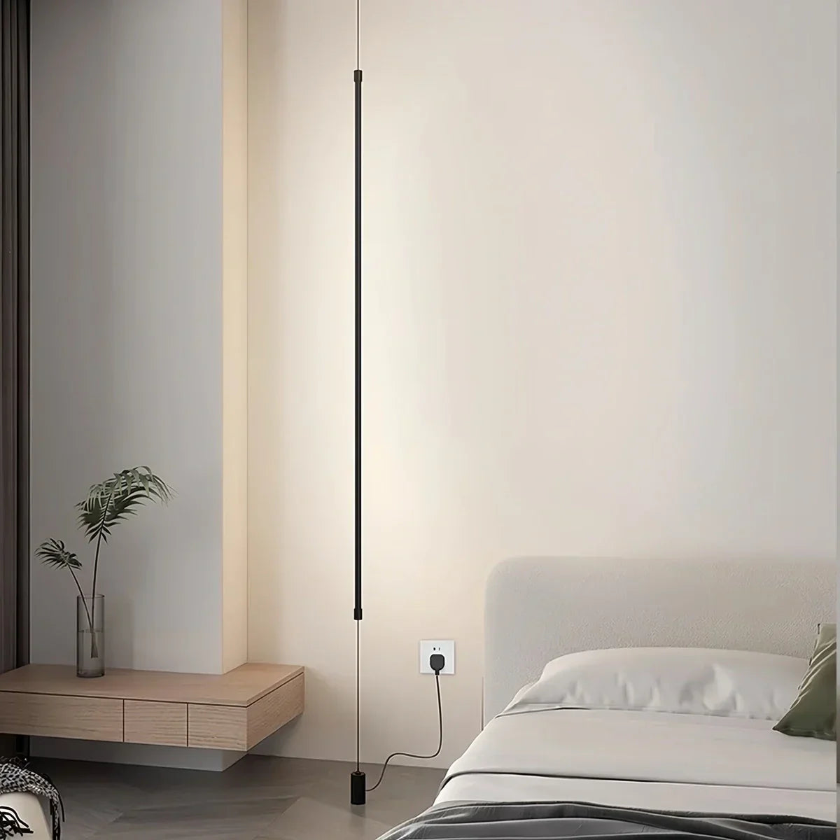 Tall Linear LED Light For Modern Interiors And Open Spaces