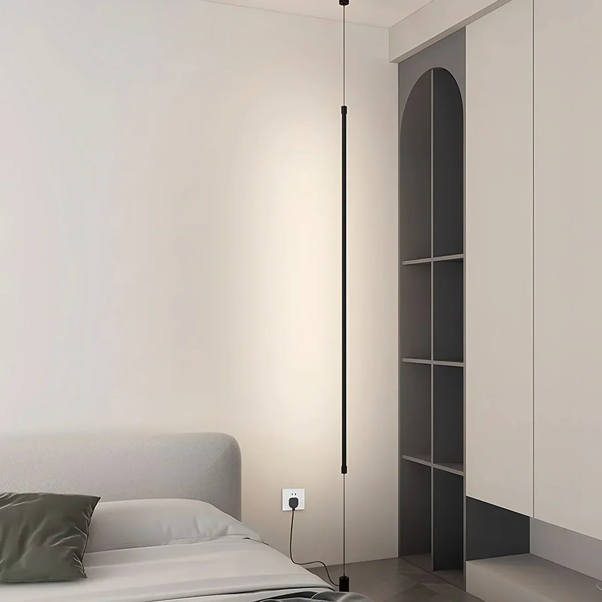 Tall Linear LED Light For Modern Interiors And Open Spaces