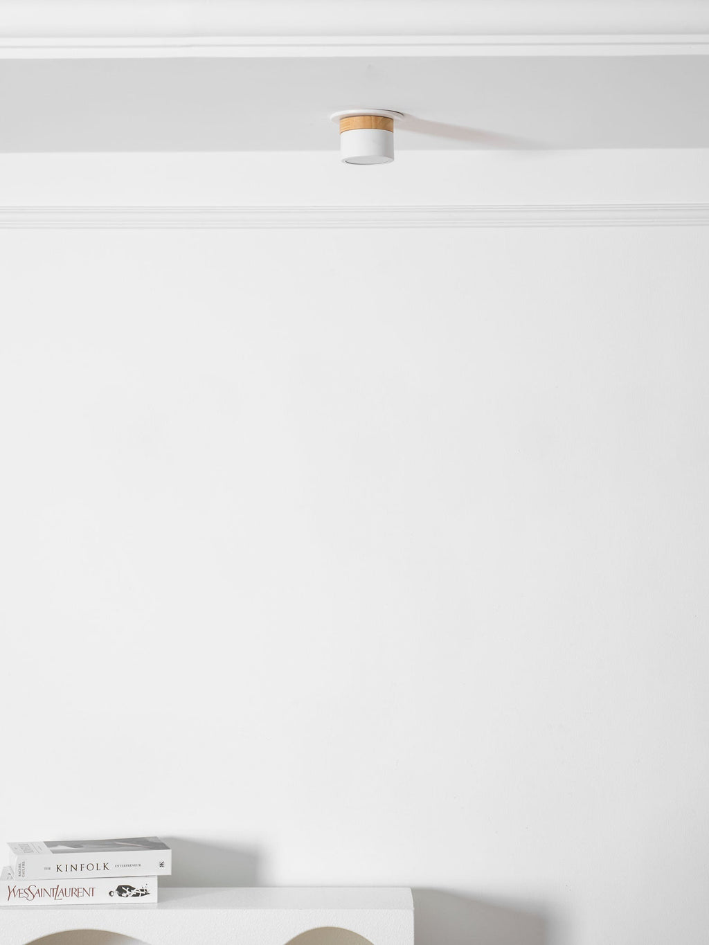 Wood Accent Drum Ceiling Light | Ormexis